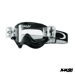 Очки для мотокросса OAKLEY O-Frame (Roll-Off) Solid черные глянцевые / прозрачная  (OO7029-32)