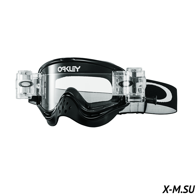 Очки для мотокросса OAKLEY O-Frame (Roll-Off) Solid черные глянцевые / прозрачная  (OO7029-32) Очки для мотокросса OAKLEY O-Frame (Roll-Off) Solid черные глянцевые / прозрачная  (OO7029-32)