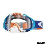Очки для мотокросса OAKLEY Mayhem Pro Pinned Race синие-белые / прозрачная (OO7051-29)