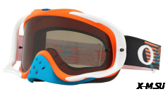 Очки для мотокросса OAKLEY Crowbar Camo синие-оранжевые / темно-серая  (OO7025-70257)