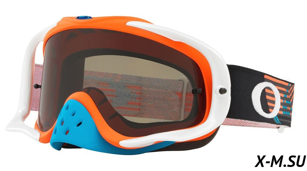 Очки для мотокросса OAKLEY Crowbar Camo синие-оранжевые / темно-серая  (OO7025-70257) Очки для мотокросса OAKLEY Crowbar Camo синие-оранжевые / темно-серая  (OO7025-70257)