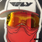 Стекло очков двойное с вентиляцией FLY RACING жёлтое