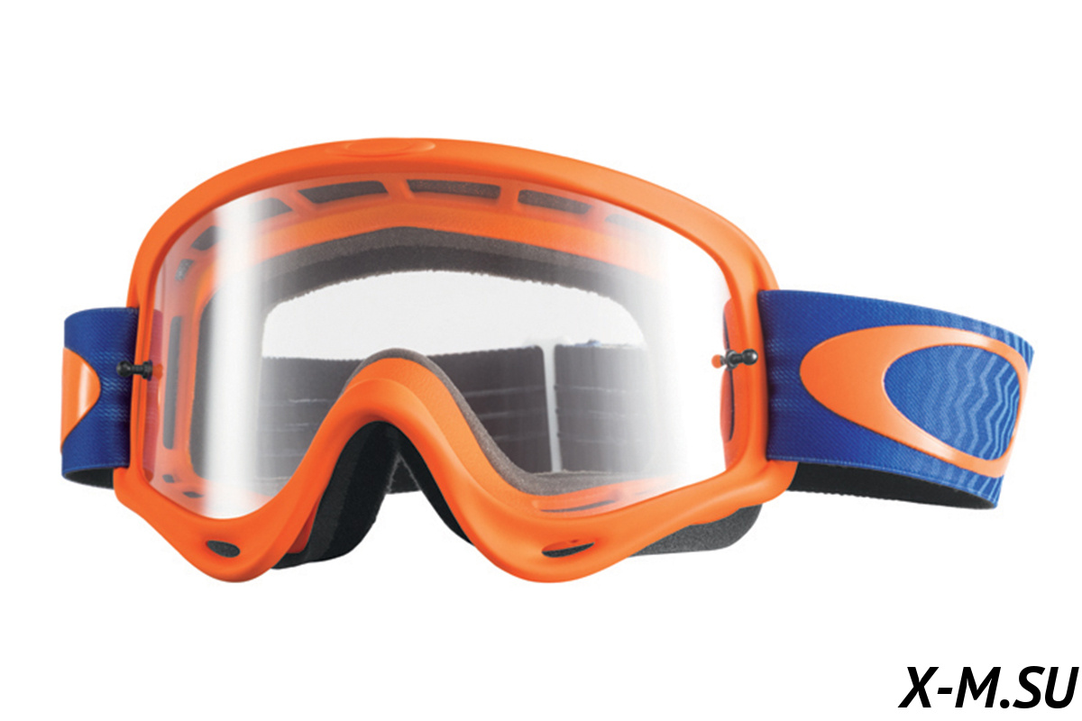 Очки для мотокросса детские OAKLEY O-Frame XS Shockwave оранжевые-синие / прозрачная (OO7030-06) Очки для мотокросса детские OAKLEY O-Frame XS Shockwave оранжевые-синие / прозрачная (OO7030-06)