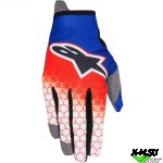 Перчатки RADAR FLIGHT GLOVES RED BLUE WHT