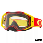 Очки для мотокросса OAKLEY Airbrake Core красные-желтые / прозрачная  (OO7046-74)