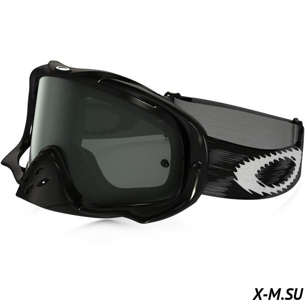 Очки для мотокросса OAKLEY Crowbar Solid черные матовые / темно-серая (01-629) Очки для мотокросса OAKLEY Crowbar Solid черные матовые / темно-серая (01-629)