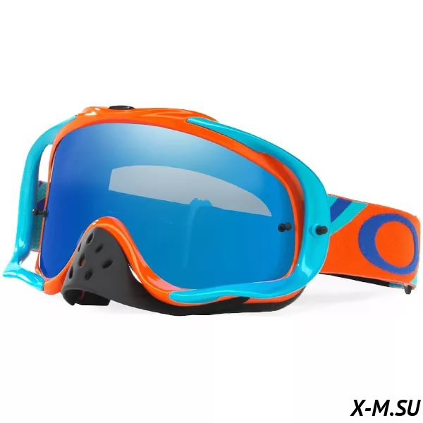 Очки для мотокросса OAKLEY Crowbar Heritage оранжевые-голубые / синяя Iridium (OO7025-45) Очки для мотокросса OAKLEY Crowbar Heritage оранжевые-голубые / синяя Iridium (OO7025-45)