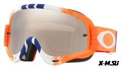Очки для мотокросса OAKLEY O-Frame Solid оранжевые-серые / темно-серая (OO7029-47)