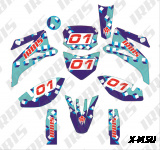 Наклейки набор TTR125 (полный к-т) Pixel