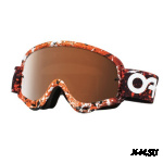 Очки для мотокросса OAKLEY O-Frame Splatter оранжевые-черные /черная Iridium (OO7029-28)