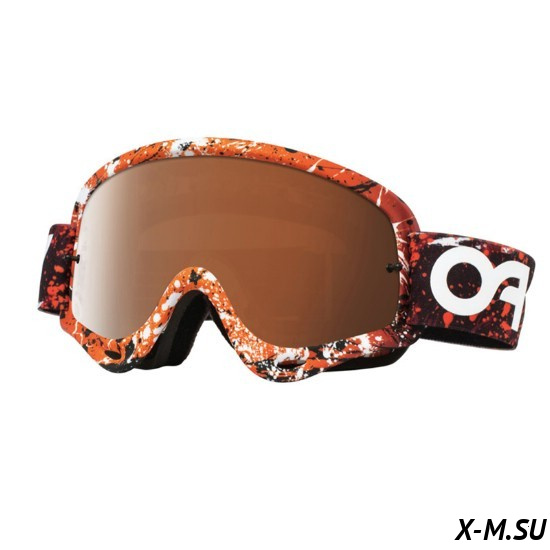 Очки для мотокросса OAKLEY O-Frame Splatter оранжевые-черные /черная Iridium (OO7029-28) Очки для мотокросса OAKLEY O-Frame Splatter оранжевые-черные /черная Iridium (OO7029-28)