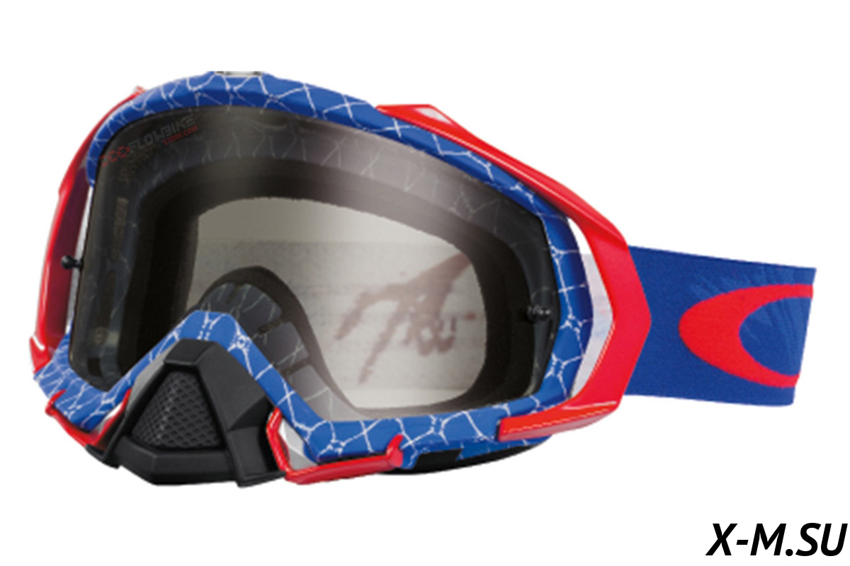 Очки для мотокросса OAKLEY Mayhem Pro Reaper красные-синие / темно-серая (OO7051-09) Очки для мотокросса OAKLEY Mayhem Pro Reaper красные-синие / темно-серая (OO7051-09)