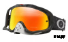 Очки для мотокросса OAKLEY Crowbar TLD Megaburst черные / оранжевая Iridium  (OO7025-47)