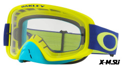 Очки для мотокросса OAKLEY O-Frame 2.0 Flo синие-желтые / темно-серая (OO7068-46)
