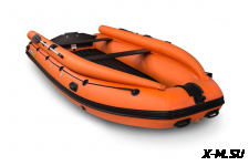 Лодка надувная моторная SOLAR-430 Super Jet tunnel с фальшбортом