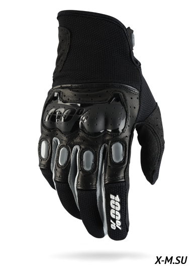 Мотоперчатки 100% Derestricted Glove Black/Grey Мотоперчатки 100% Derestricted Glove Black/Grey